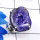 Slice Druzy H - SPR972-Fancy Shape Cab Gemstone 925 Sterling Silver Prong Settin