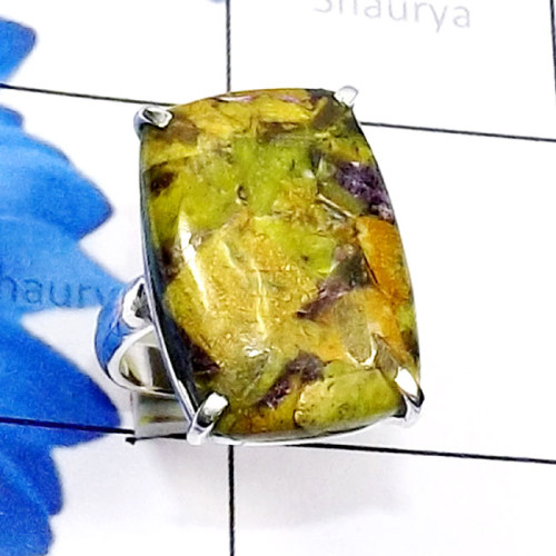 Mohave Stichtite F - SPR970-Sterling 925 Silver Semiprecious Cut n Cab Gemstone Handm