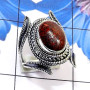 Dinosaur Bone G - SDR819-Handmade New Design 925 Sterling Silver with Cut n Cab Ge