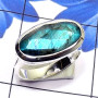Labradorite Cut F - PSR882-Genuine Cut n Cab Gemstone 925 Silver Manufacturer Handma