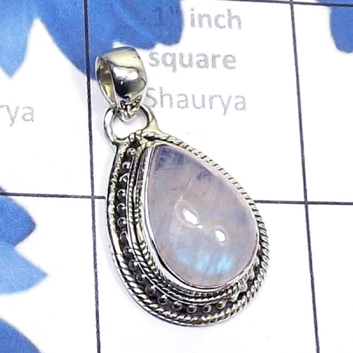 Rainbow Moonstone E - SD731-925 Silver Manufacturer Semiprecious Gemstone Wholesale De Rainbow Moonstone E - SD731-925 Silver Manufacturer Semiprecious Gemstone Wholesale De