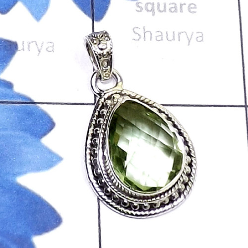 Green Amethyst H - SD731-925 Silver Manufacturer Semiprecious Gemstone Wholesale De Green Amethyst H - SD731-925 Silver Manufacturer Semiprecious Gemstone Wholesale De