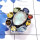 Multi Cut Gemstone E - CLR952-Semiprecious Gemstone Solid 925 Silver Handmade Wholesale