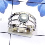 Pearl C - SDR806-Solid 925 Silver Genuine Cut n Cab Gemstone Handmade Whol