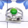 Green Turquoise D - SDR806-Solid 925 Silver Genuine Cut n Cab Gemstone Handmade Whol