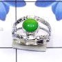 Green Turquoise D - SDR806-Solid 925 Silver Genuine Cut n Cab Gemstone Handmade Whol