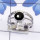 Black Onyx cut H - SDR806-Solid 925 Silver Genuine Cut n Cab Gemstone Handmade Whol