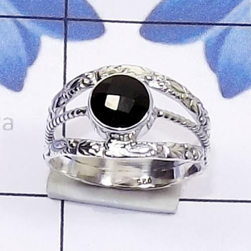 Black Onyx cut H - SDR806-Solid 925 Silver Genuine Cut n Cab Gemstone Handmade Whol Black Onyx cut H - SDR806-Solid 925 Silver Genuine Cut n Cab Gemstone Handmade Whol