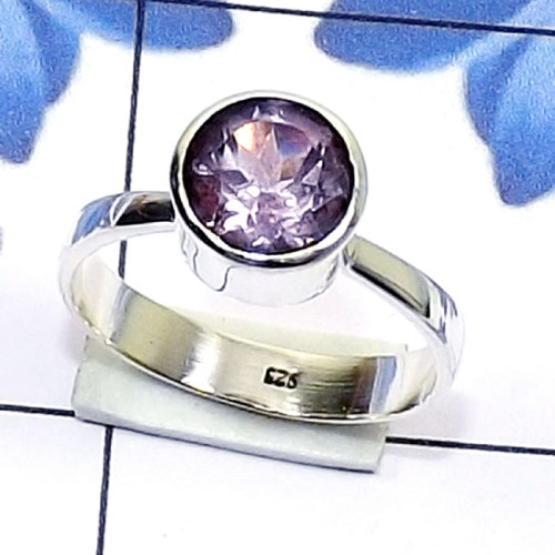 Amethyst cut H - PSR876-Semiprecious Cut Gemstone 925 Silver Manufacturer Plain R Amethyst cut H - PSR876-Semiprecious Cut Gemstone 925 Silver Manufacturer Plain R