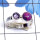 Purple Turquoise B - SDR805-Round Shape Two Gemstone Made in 925 Silver Handmade Desi