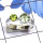 Green Amethyst E - SDR805-Round Shape Two Gemstone Made in 925 Silver Handmade Desi