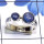 Tanzanite H - SDR805-Round Shape Two Gemstone Made in 925 Silver Handmade Desi