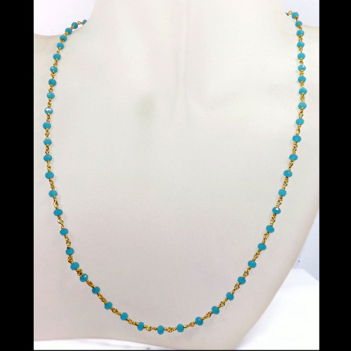 36 inch Chalcedony Hydro D - BDN971-Lab Created Beautiful Beads with Brass Gold Plated 18 inc 36 inch Chalcedony Hydro D - BDN971-Lab Created Beautiful Beads with Brass Gold Plated 18 inc