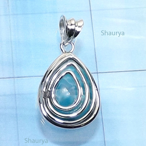 Argonie Blue F - SSP997-Sterling 925 Silver Genuine Cab Gemstone Handmade Designe Argonie Blue F - SSP997-Sterling 925 Silver Genuine Cab Gemstone Handmade Designe