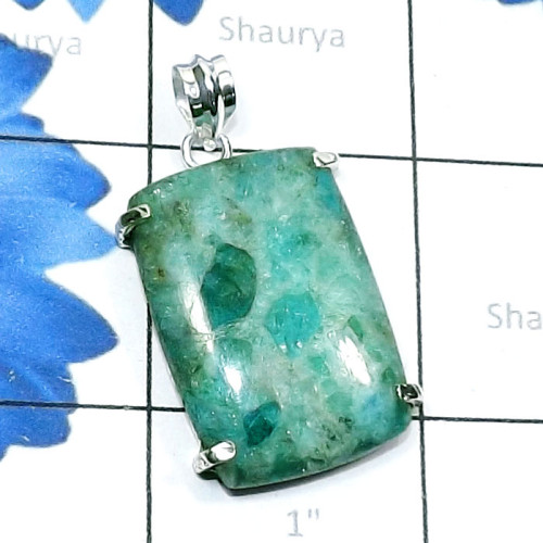 Mohave Apatite F - SSP996-Mohave Azurite, Mohave Apatite, Charoite, 925 Silver Manu