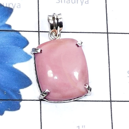 Pink Opal D - SSP995-Sterling 925 Silver Manufacturer Semiprecious Cab Gemston