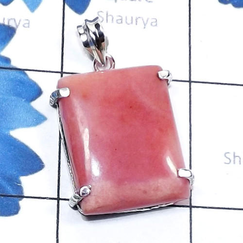 Pink Opal F - SSP995-Sterling 925 Silver Manufacturer Semiprecious Cab Gemston