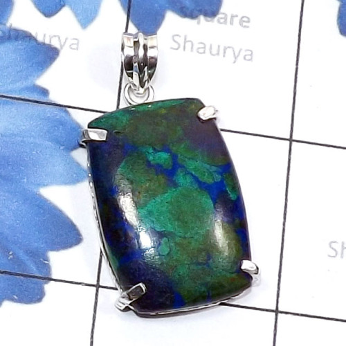 Mohave Azurite O - SSP995-Sterling 925 Silver Manufacturer Semiprecious Cab Gemston
