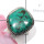 Tibet Turquoise O - RSS999-2015 New Design Ring with Sterling 925 Silver n Genuine G