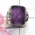 Amethyst Cut F - RSS998-Semiprecious Cut n Cab Gemstone 925 Silver New Year Shaul