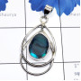 Labradorite Cut D - SSP984-925 Sterling Silver Fancy Shape Cut Gemstone Handmade Who