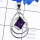 Amethyst Cut E - SSP984-925 Sterling Silver Fancy Shape Cut Gemstone Handmade Who