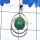 Tibet Turquoise F - SSP984-925 Sterling Silver Fancy Shape Cut Gemstone Handmade Who
