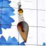 Scenic Agate O - SSP977-Sterling 925 Silver with Genuine Gemstone Handmade New De