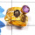 Amethyst n Citrine D - STR960-Genuine Gemstone 925 Silver Gold n Black Rhodium Plated T