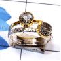 Black Rutile B - STR959-Sterling 925 Silver Rhodium Plated Cut n Cab Gemstone Lig