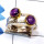 Amethyst Cab C - STR959-Sterling 925 Silver Rhodium Plated Cut n Cab Gemstone Lig