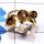 Smokey Cut E - STR958-Rhodium Plated 925 Silver Manufacturer Genuine Cut n Cab