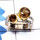 Smokey Cut C - STR957-Semiprecious Cut Gemstone Lightweight Rhodium Plated 925