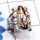 Biwa pearl B - SDR802-925 Silver Manufacturer Biwa Pearl Handmade Designer Ring
