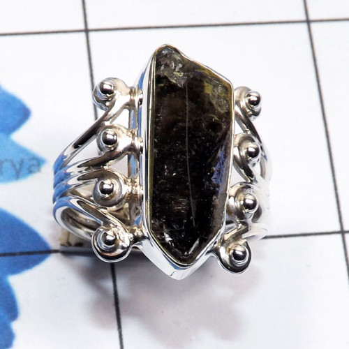 Herkimer Diamond C - SDR802-925 Silver Manufacturer Biwa Pearl Handmade Designer Ring