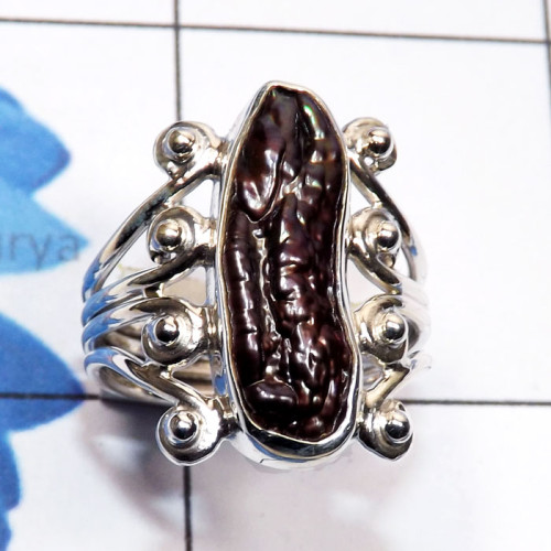 Biwa pearl F - SDR802-925 Silver Manufacturer Biwa Pearl Handmade Designer Ring