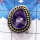 Chevron Amethyst B - STR952-Mohave Azurite, Dalmatian Pink, Chevron Amethyst, Imperia