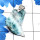 Larimar Rough O - SDP864-Larimar Rough n Azurite Druzy Made in 925 Silver Drilled