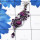 Purple Turquoise n Amethyst F - SSP969-Cut with Cab Gemstone 925 Sterling Silver Handmade Design