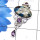 K2 Jasper B - SSP965-Green Swiss Opal, Silicon Druzy, Black Coral, Wave Jasper