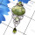 Green Swiss Opal O - SSP965-Green Swiss Opal, Silicon Druzy, Black Coral, Wave Jasper