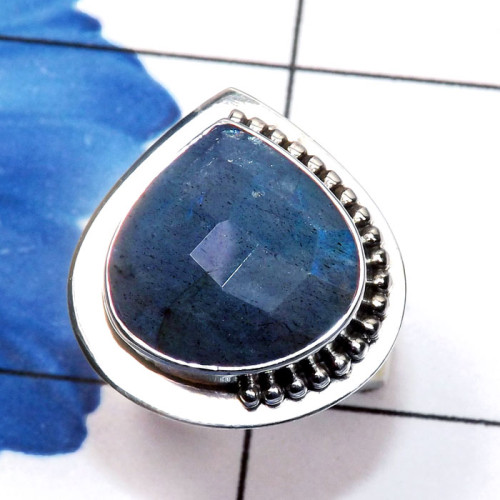 Labradorite Cut D - SDR788-Sterling 925 Silver Manufacturer Genuine Gemstone Handmad