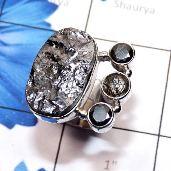 Silicon Druzy, Hematite A - SCO999-Silicon Druzy with Other Semiprecious Gemstone Made in 92