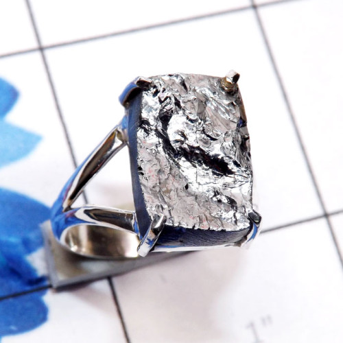 Silicon Druzy A - SCO997-Silicon Druzy with Solid 925 Silver Prong Setting Ring Silicon Druzy A - SCO997-Silicon Druzy with Solid 925 Silver Prong Setting Ring