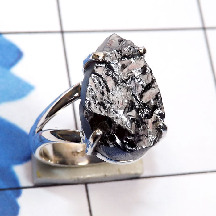 Silicon Druzy H - SCO997-Silicon Druzy with Solid 925 Silver Prong Setting Ring Silicon Druzy H - SCO997-Silicon Druzy with Solid 925 Silver Prong Setting Ring