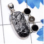 Silicon Druzy I - SCO996-Silicon Druzy with Other Genuine Gemstone 925 Silver Hand