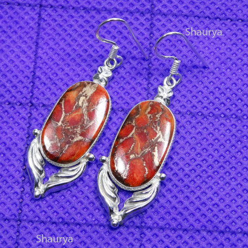 Red Copper Turquoise D - BZE882-Rhyolite, Kynite, Fossil Coral, Blue Lace Agate, Turtella Red Copper Turquoise D - BZE882-Rhyolite, Kynite, Fossil Coral, Blue Lace Agate, Turtella