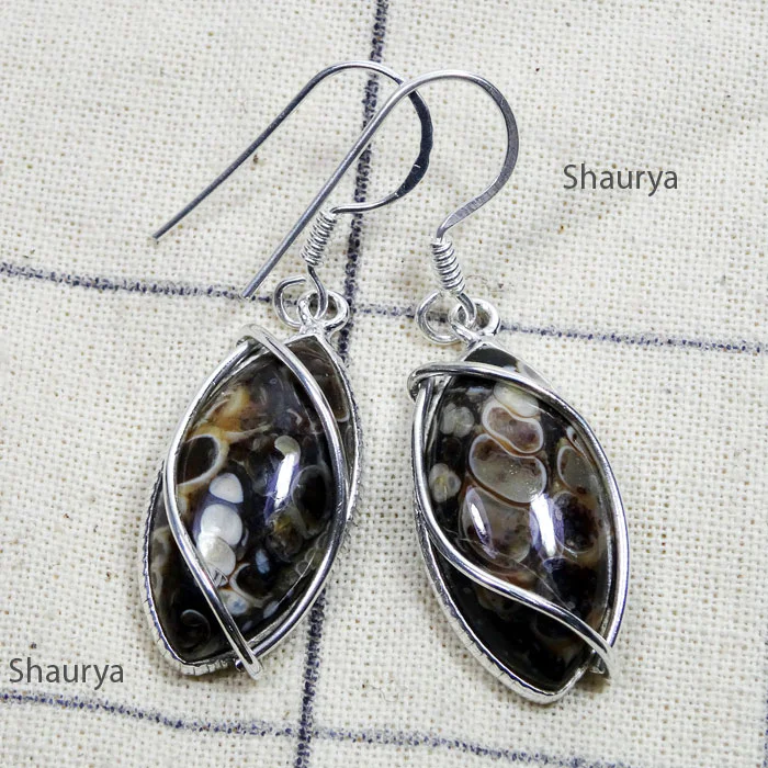 Turtella Jasper C - BZE873-Sterling 925 Silver New Design with Semiprecious Gemstone Turtella Jasper C - BZE873-Sterling 925 Silver New Design with Semiprecious Gemstone