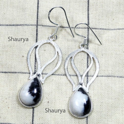 Zebra Jasper C - BZE868-Genuine Zebra Jasper Cab 925 Silver Manufacturer Fancy Be