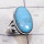 Larimar E - LDS981-Larimar Cab Charm Gemstone Made in 925 Silver Plain Ring